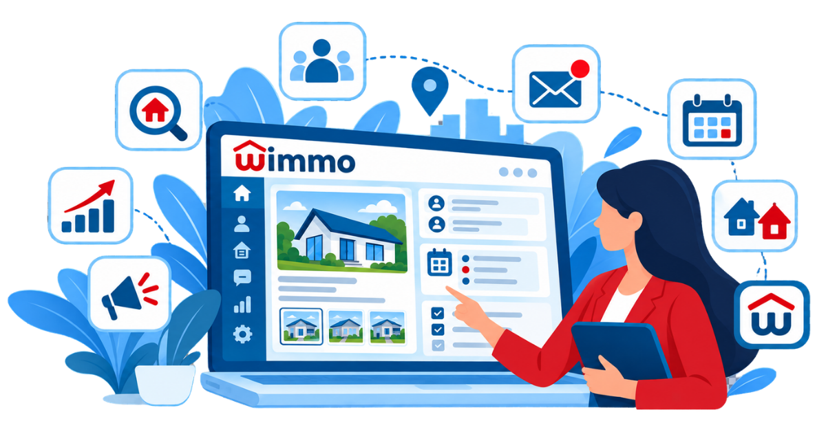 Scopri subito il gestionale web per agenzie immobiliari di Wimmo